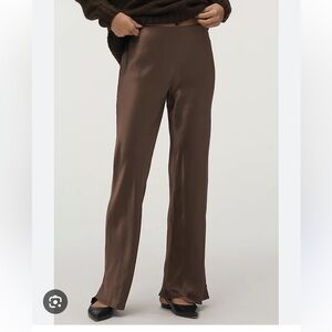 NWT Anthro Satin Pants